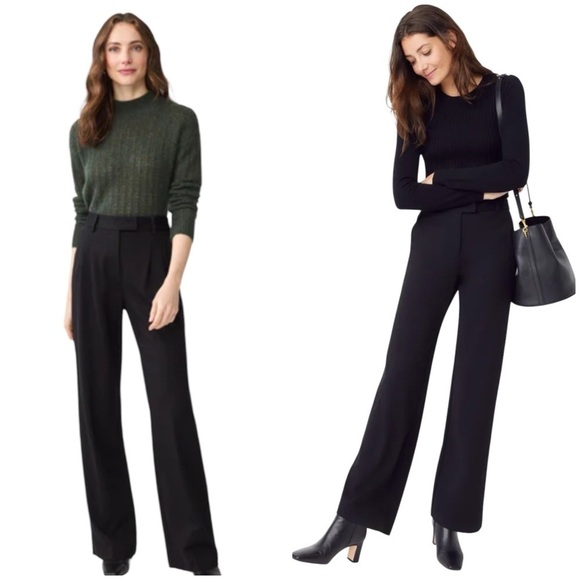 J MCLAUGHLIN BROCK PANTS 2 FITS LIKE A 4 CLASSIC CONTEMPORARY CAREER MINIMALIST - Picture 1 of 11
